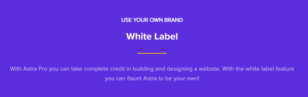 Astra white label