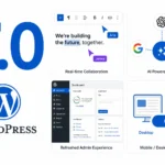 WordPress 7.0 features: real-time collaboration, AI powered hub, refreshed admin dashboard, and mobile-desktop toggle